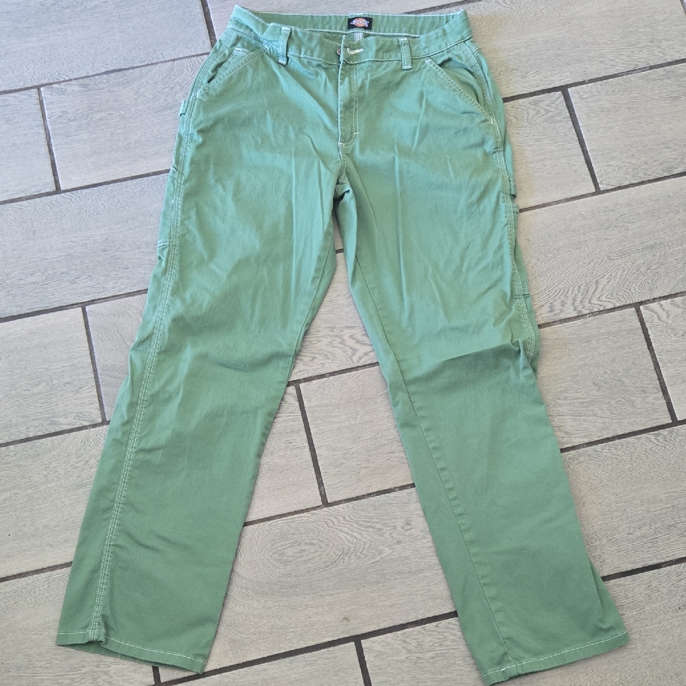 Women’s‎ Dickies Sage Green Utility Pants – Size 27R  wp102